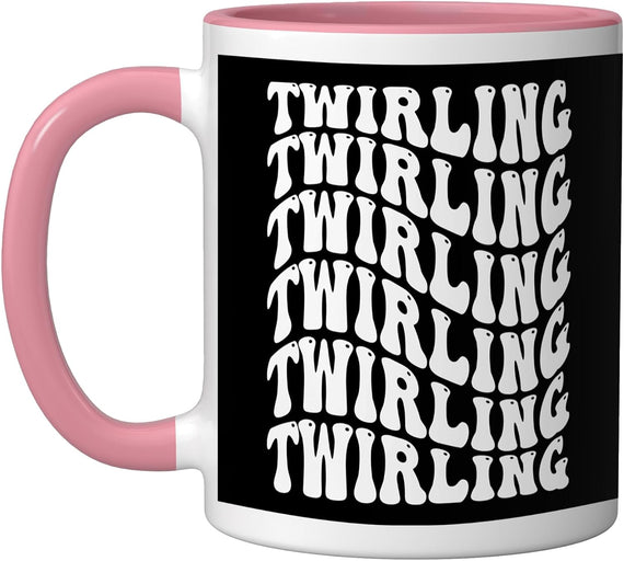 Twirling Twirler Majorettes Baton Twirling Halloween Ceramic Mug