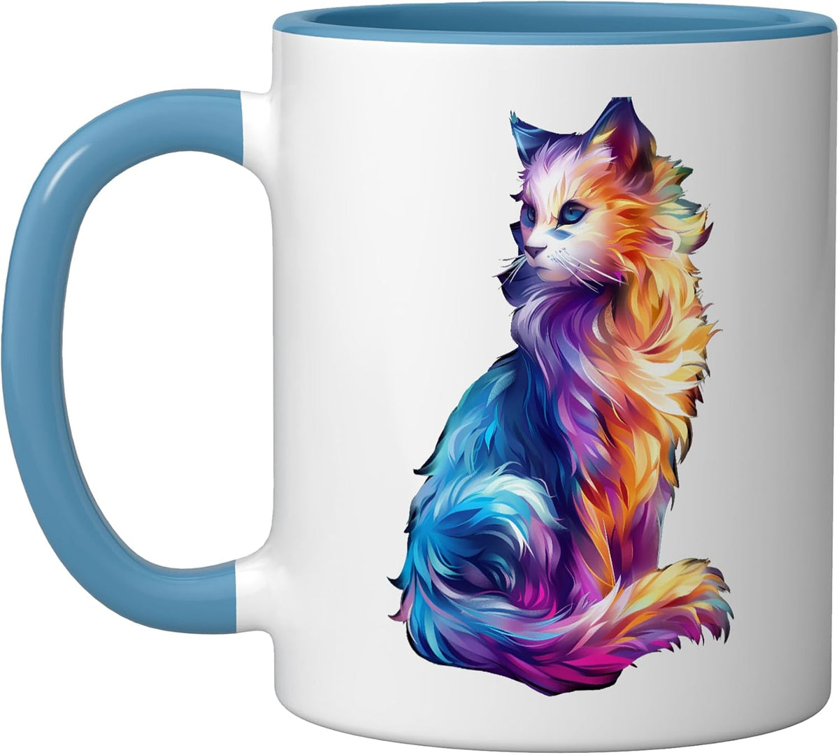 Cat Colorful Ceramic Mug