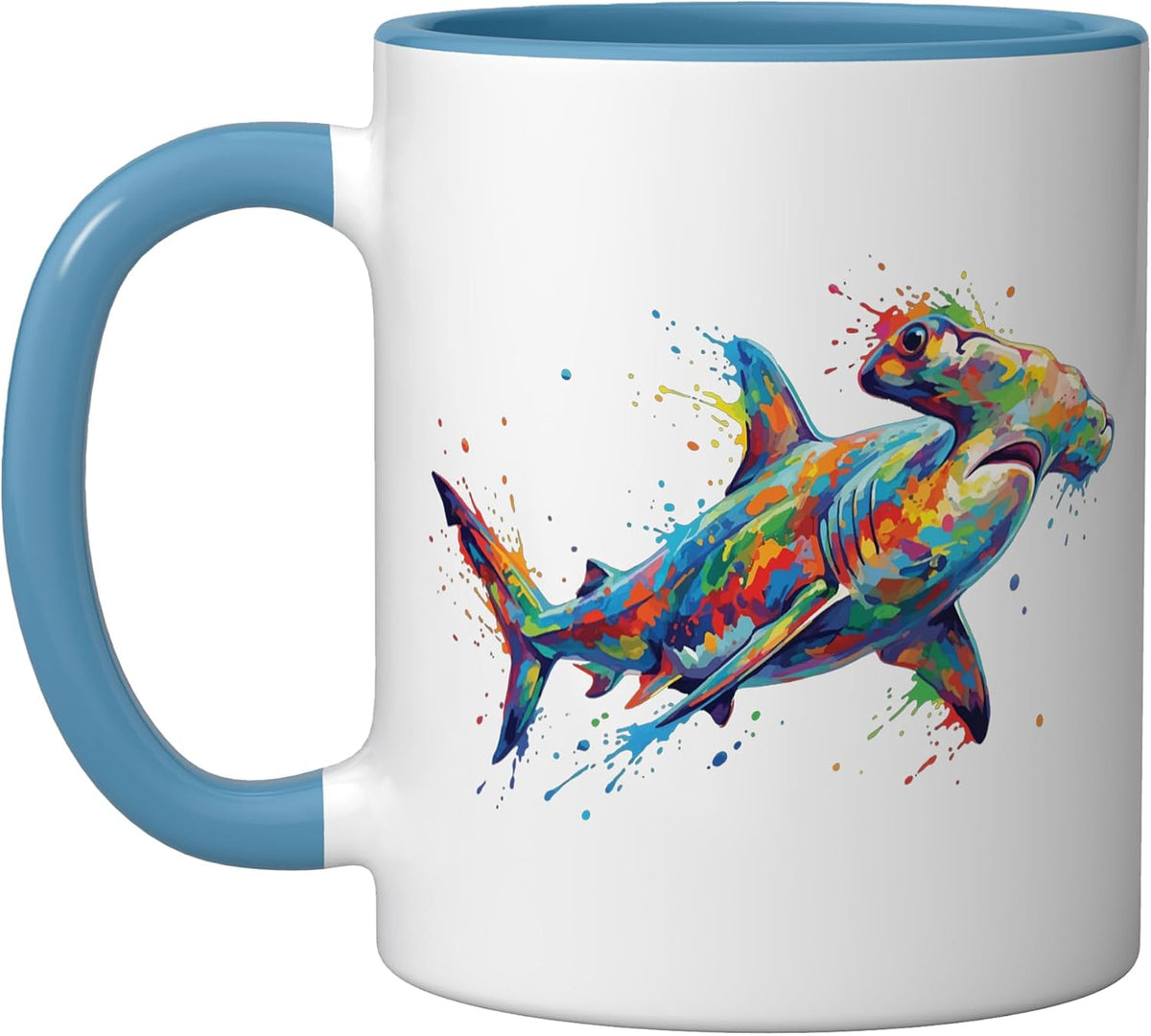 Hammerhead Shark Colorful Ceramic Mug