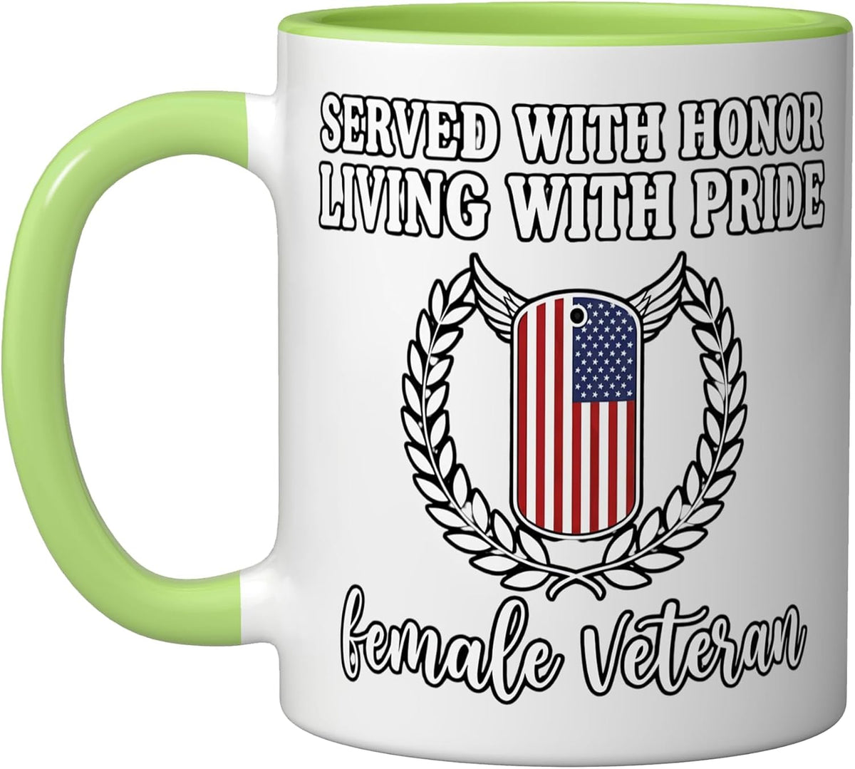 Female Veteran Veterans Day Ceramic Mug