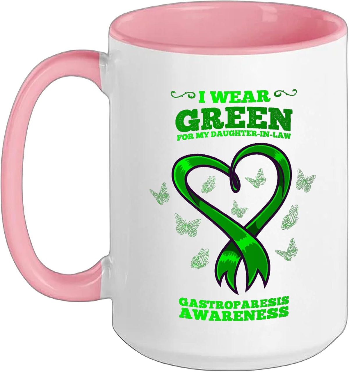I Wear Green For My Daughter In Law Gastroparesis Ceramic Mug