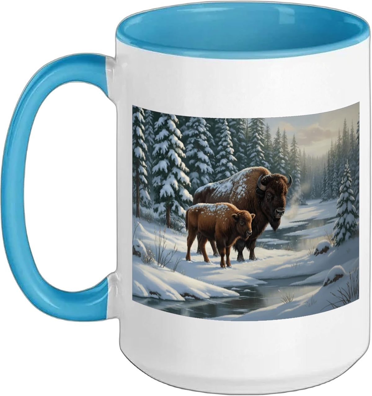 Majestic Buffalo Bison Wild Animal Ceramic Mug