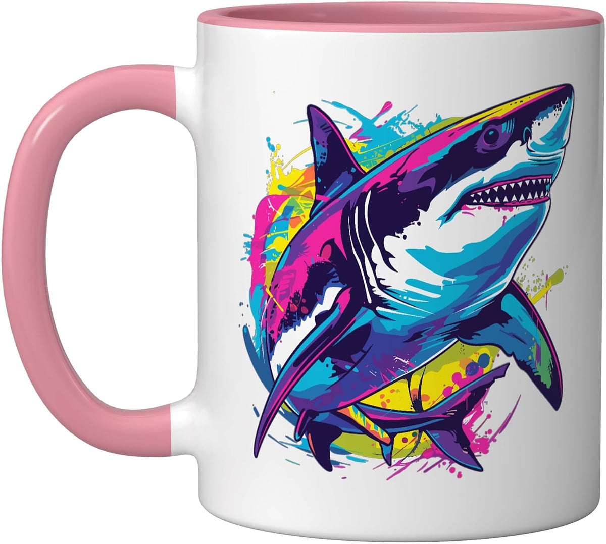 Shark Lover Graphic Ceramic Mug