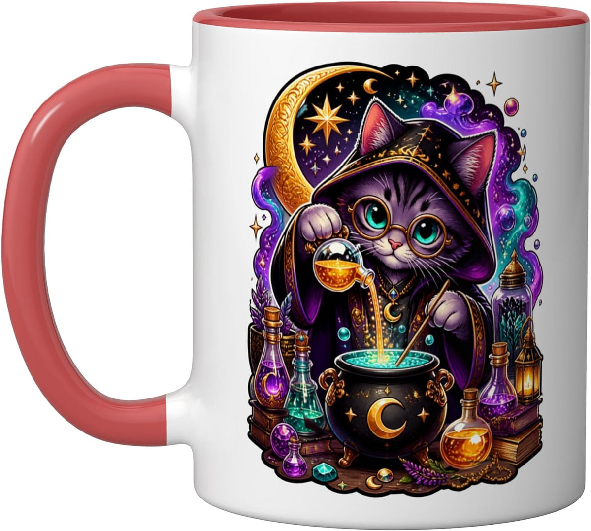 Cat Motif Art Design Gifts Cute Kitten Ceramic Mug