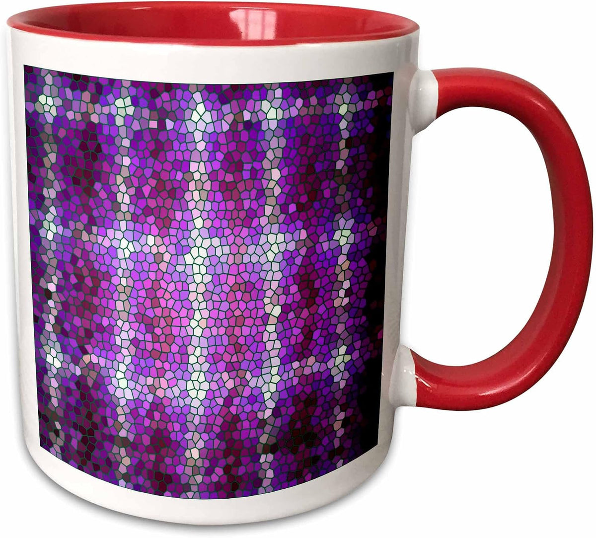 Sandy Mertens Color Designs - Stain Glass Ceramic Mug