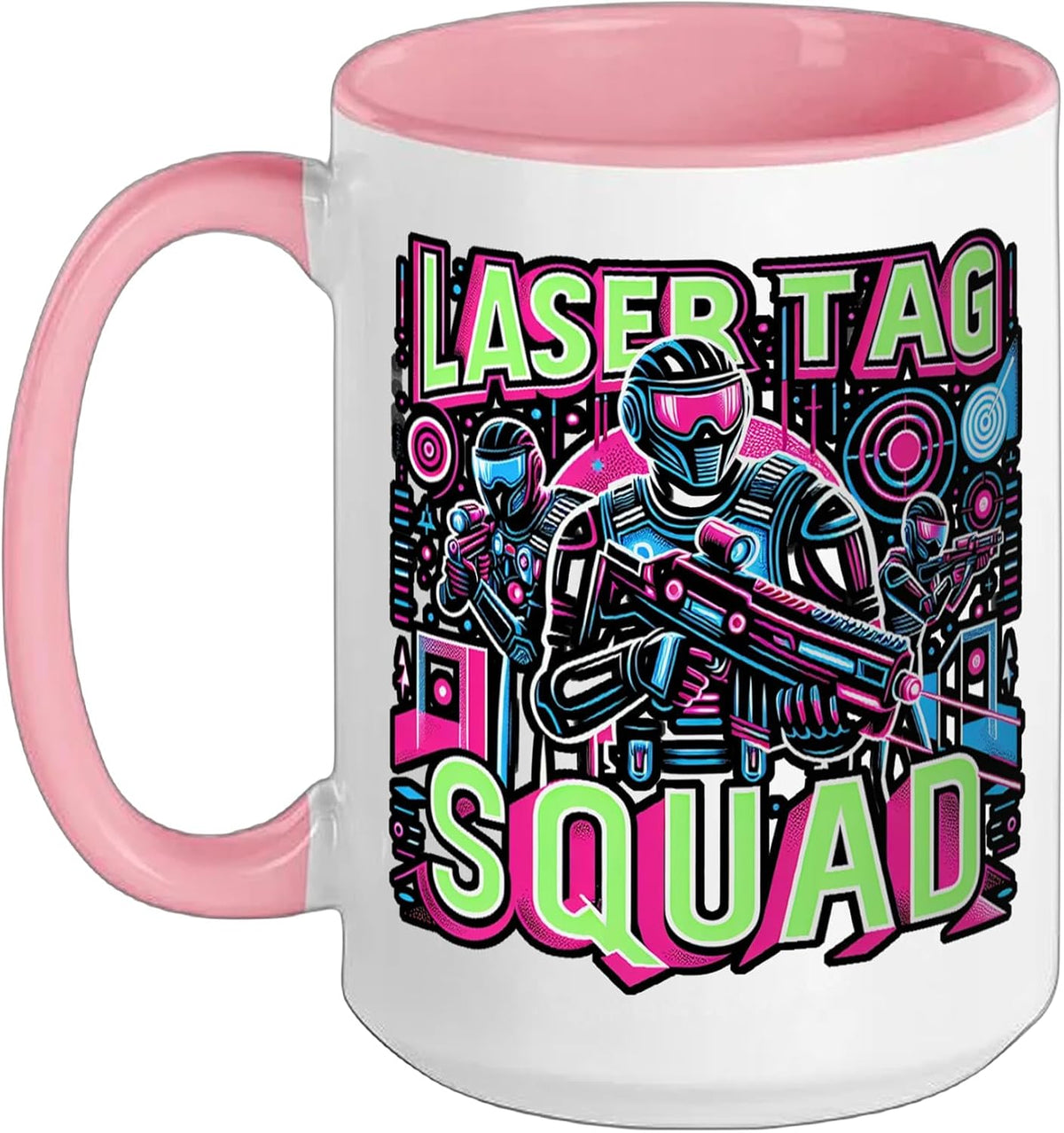 Laser Tag Squad, - Ceramic Mug