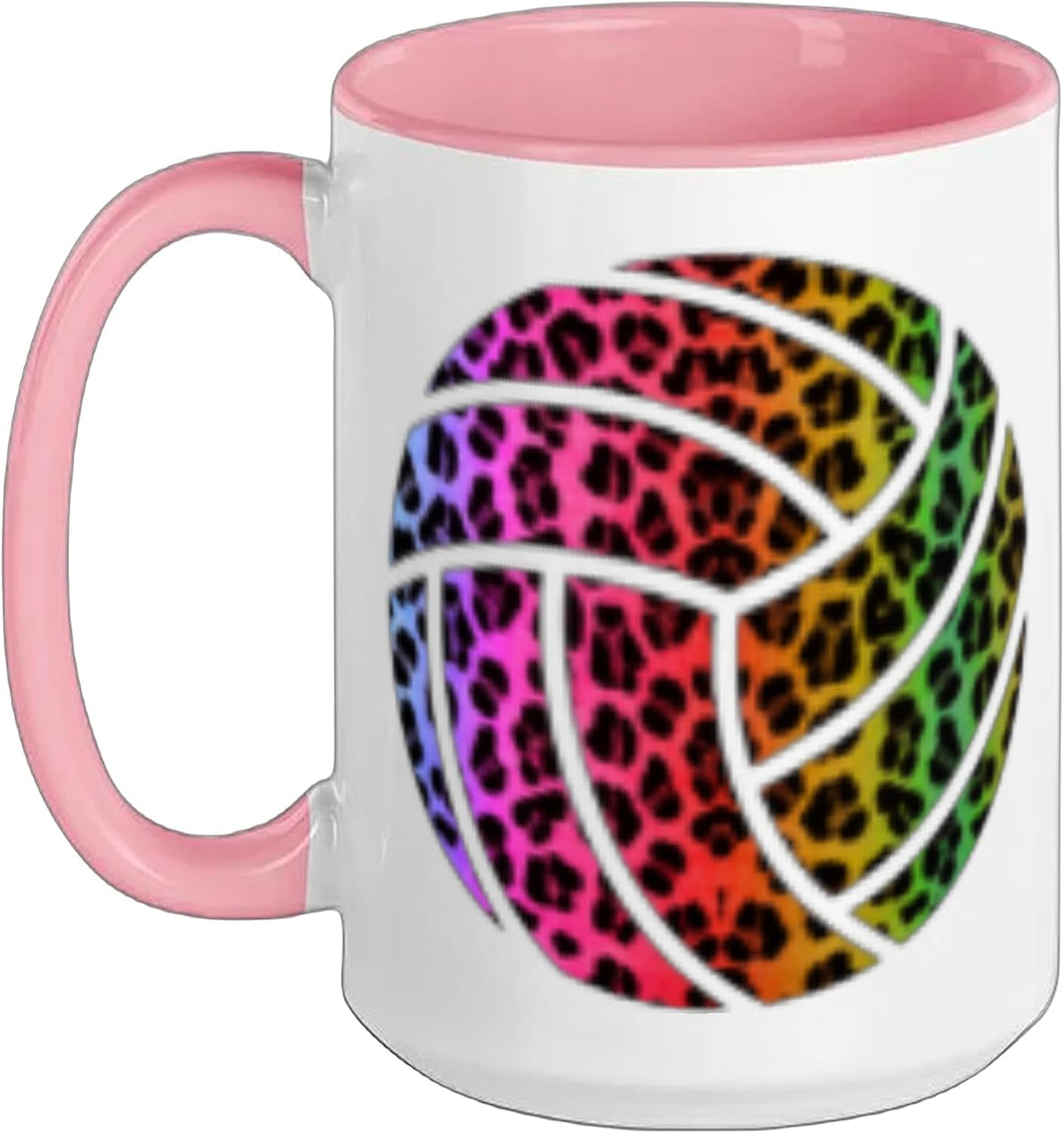 Colorful Volleyball For Teen Girls Volley Ball Player Ceramic Mug