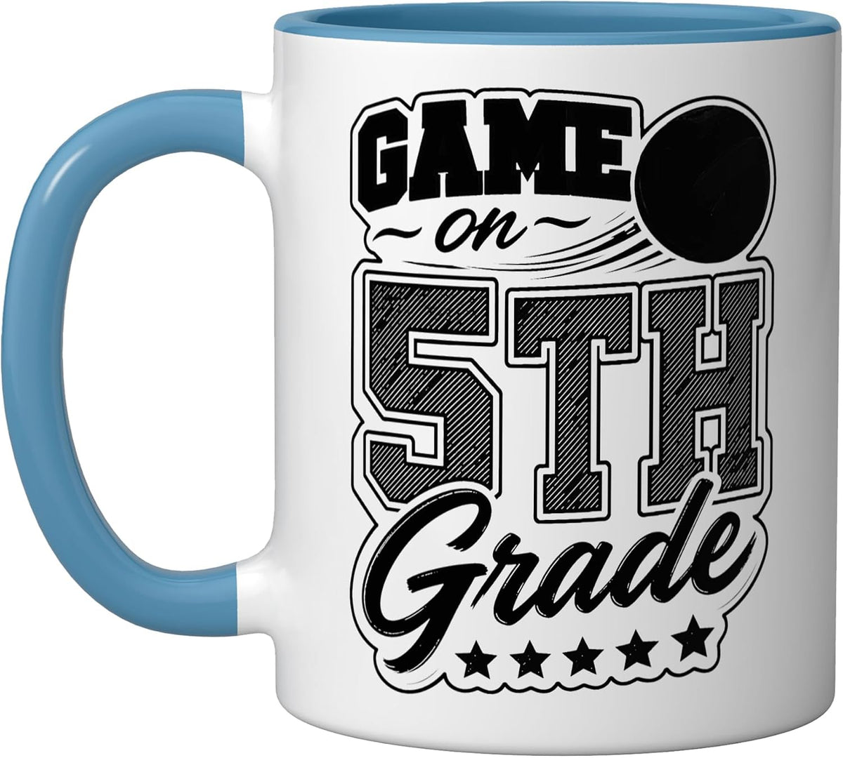 Game On 5th Grade Back To School Sport Ceramic Mug