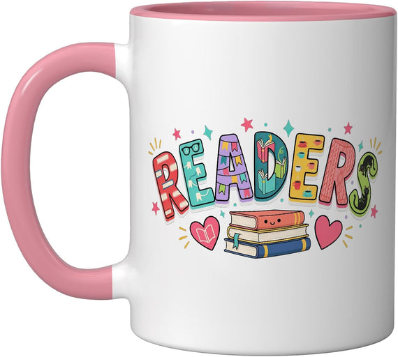 Reading Reader Avid Bookworm Bibliophile Ceramic Mug
