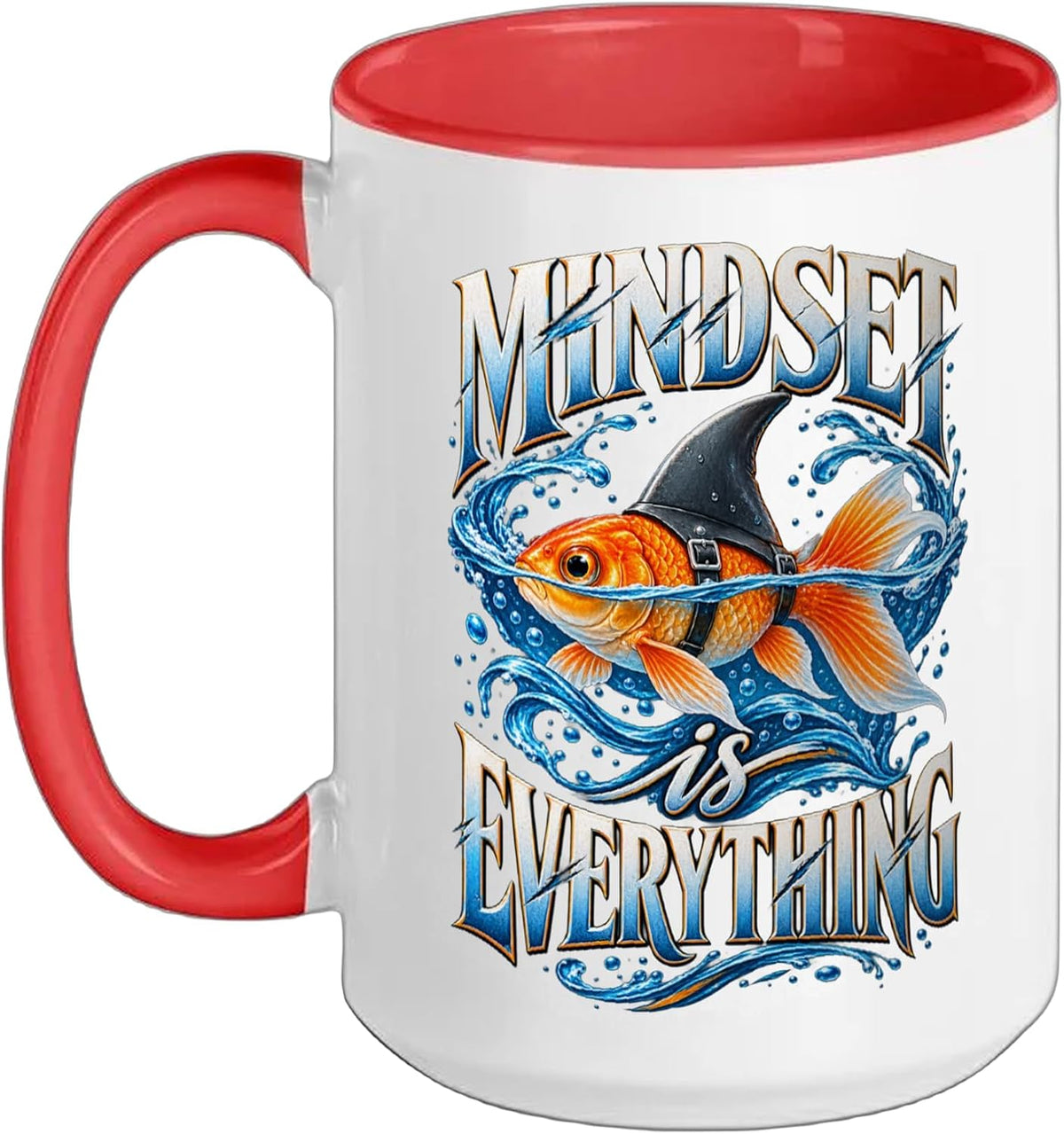 Mindset Is Everything Motivational Inspirational Men Ceramic Mug