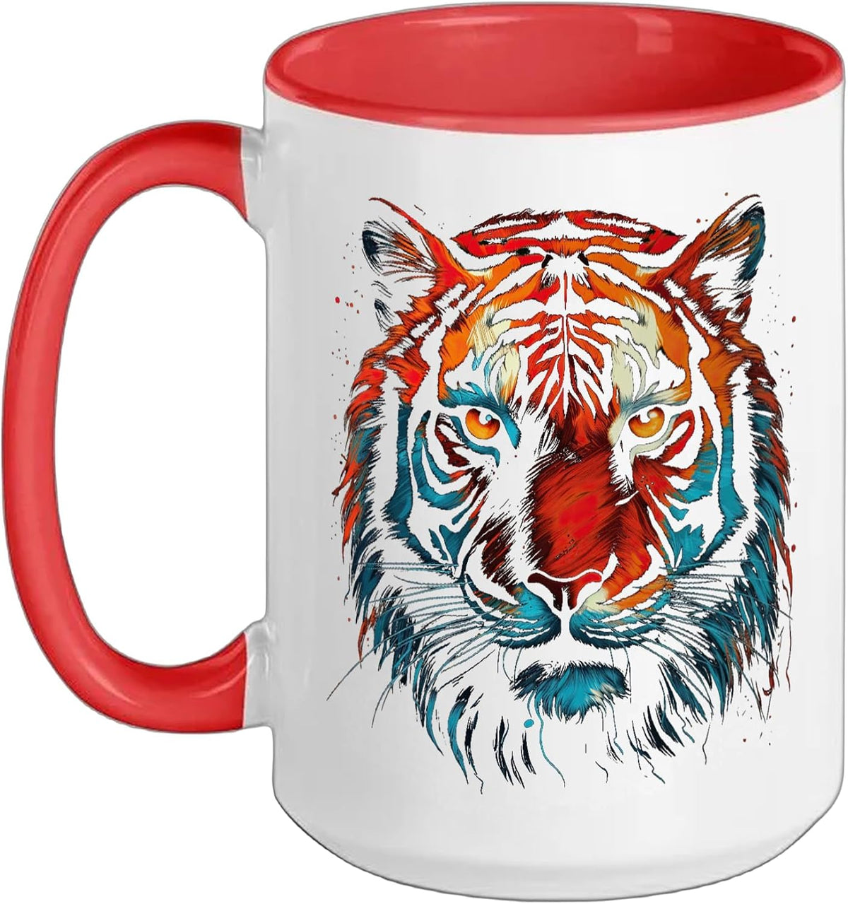 Bengal Tiger Iconic In Orange White Sumatran Tigers Ceramic Mug