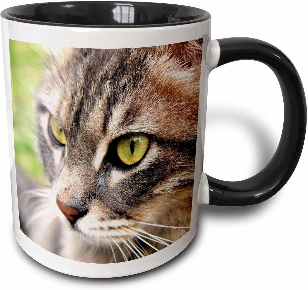Long Haired Tabby Cat Ceramic Mug