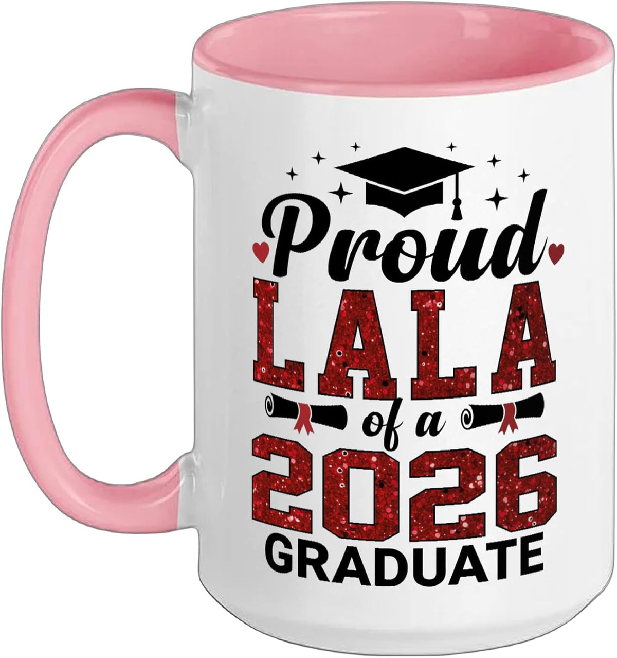 Proud Lala Of A 2026 Graduate Class Of Graduation Senior Ceramic Mug