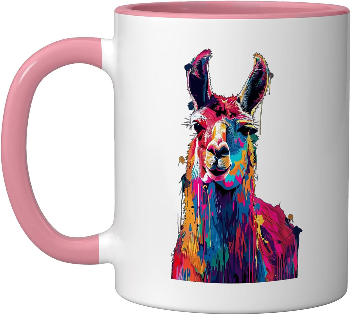Colorful Llama Ceramic Mug