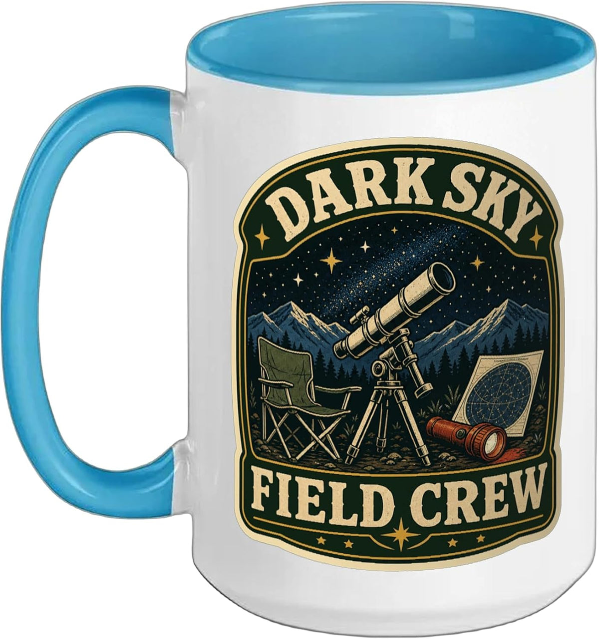 Astronomy Telescope Starry Sky Ceramic Mug