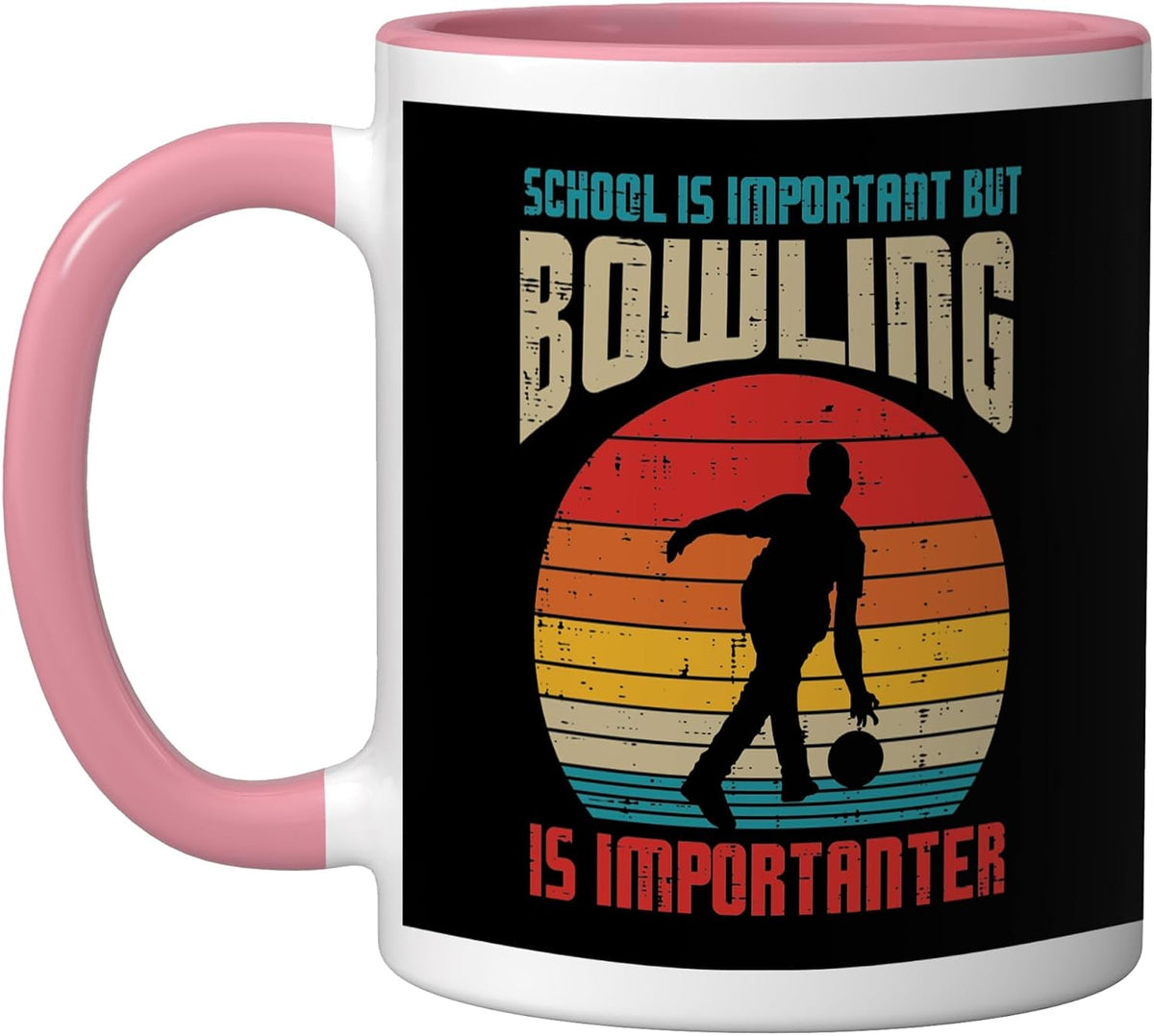 School Important Bowling Importanter Bowler Kids Men Women Ceramic Mug