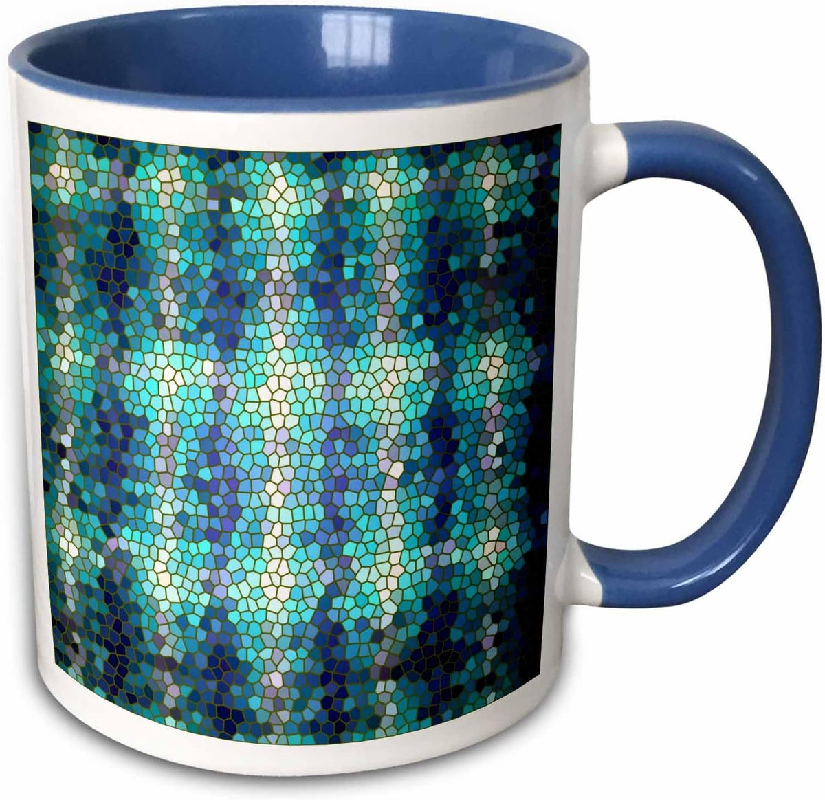Sandy Mertens Color Designs - Stain Glass Ceramic Mug