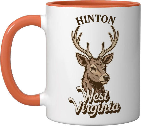 Hinton West Virginia Wv Outdoors Deer Hunting Souvenir Ceramic Mug