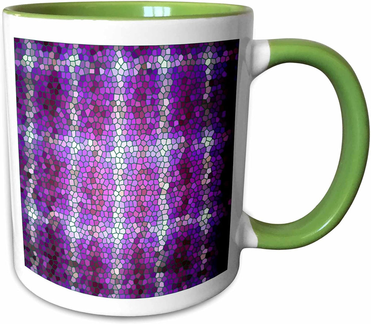 Sandy Mertens Color Designs - Stain Glass Ceramic Mug