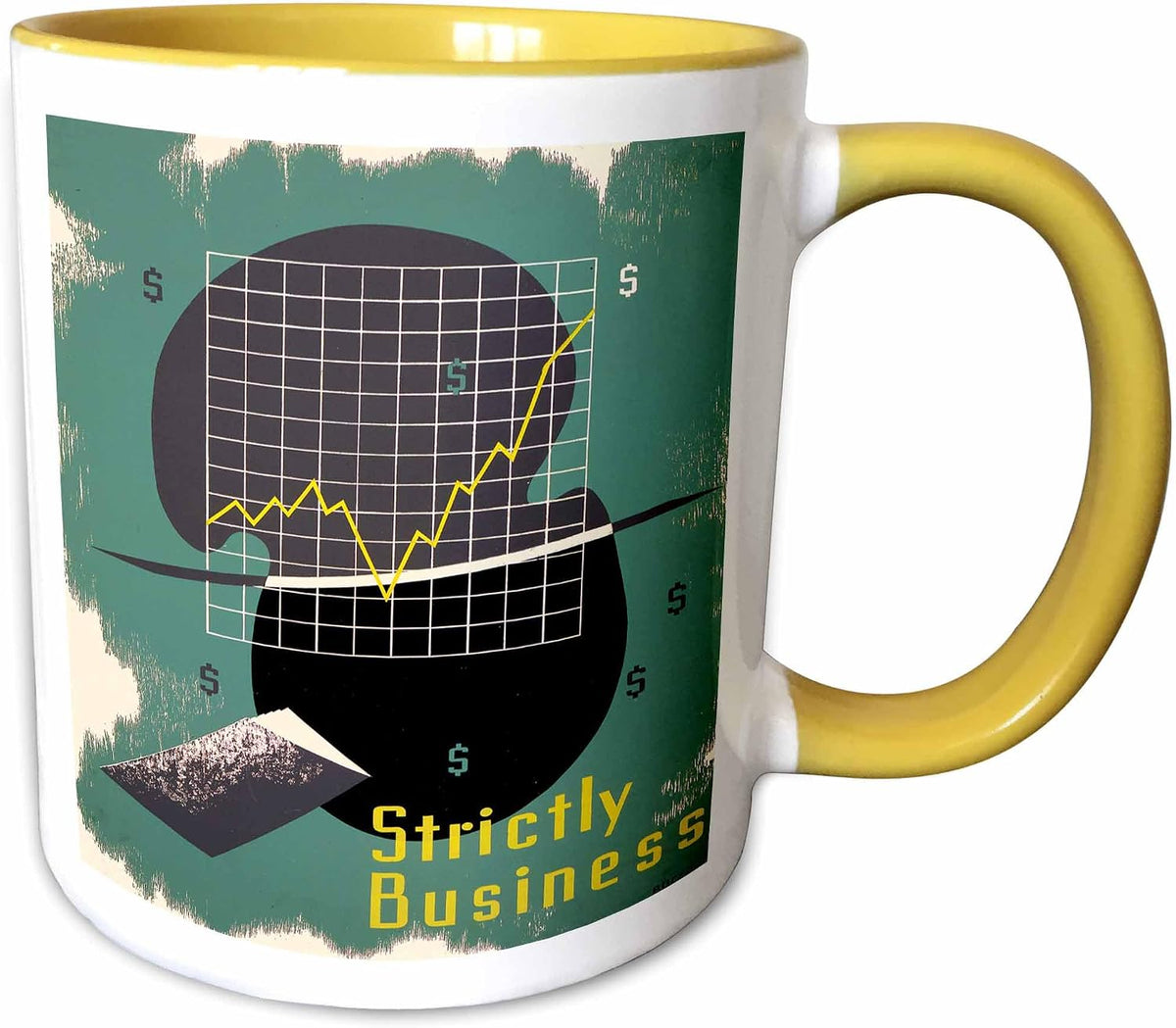 Strictly Business With Charts, Graphs Ceramic Mug