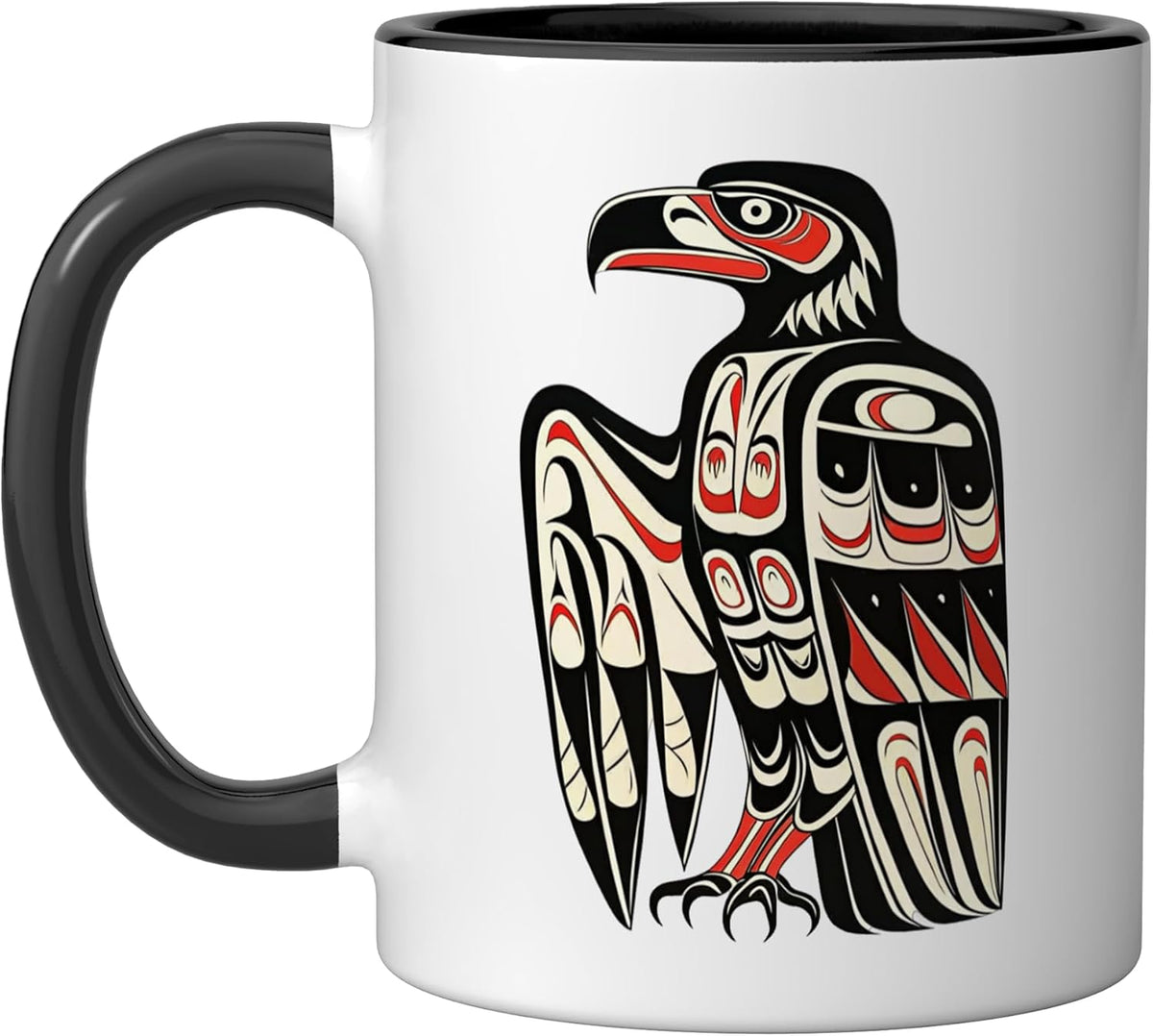 Eagle Pacific Northwest Style Inspired Art Ceramic Mug