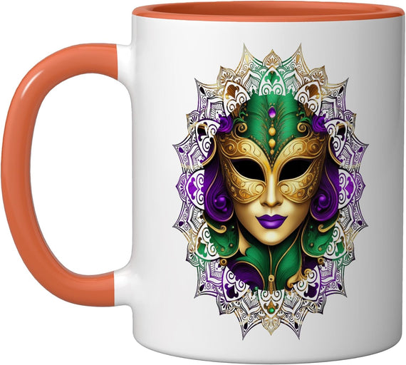 And Beautiful Mardi Gras Ornament Ceramic Mug