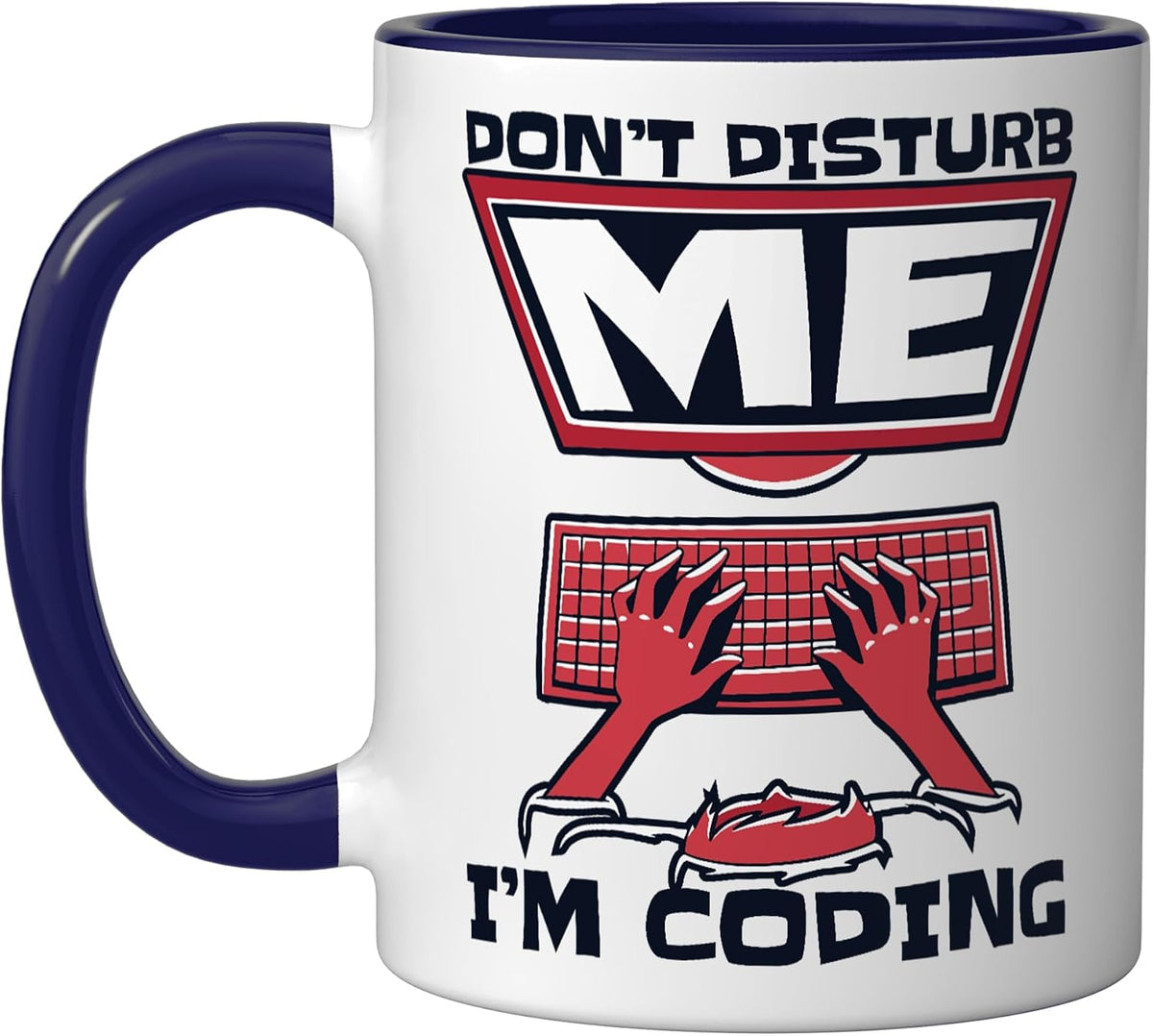 Don't Disturb Me I'm Coding Full Stack Software Developer Ceramic Mug