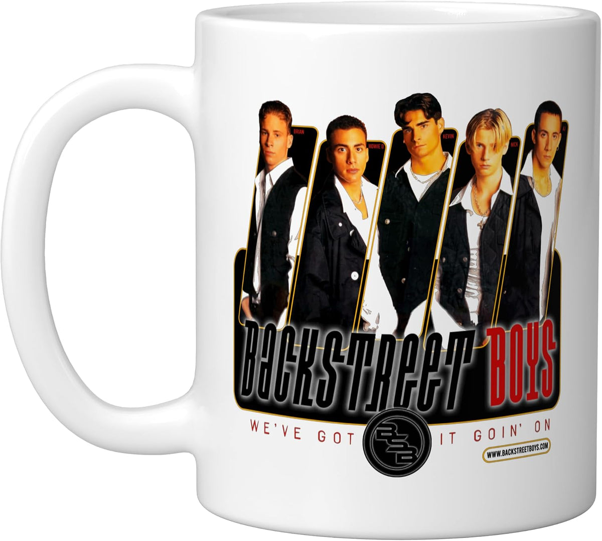 Backstreet Boys – We've Got It Going On, White Ceramic Mug