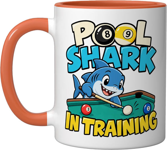 Billiards For Kids: Pool Shark In Training Ceramic Mug