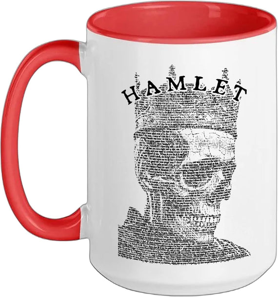 William Shakespeare Hamlet Skull Literature Theatre Play Halloween Mug
