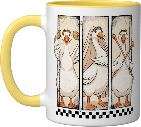 Belly Dancing Ducks Raqs Sharki Trio Funny Ceramic Mug