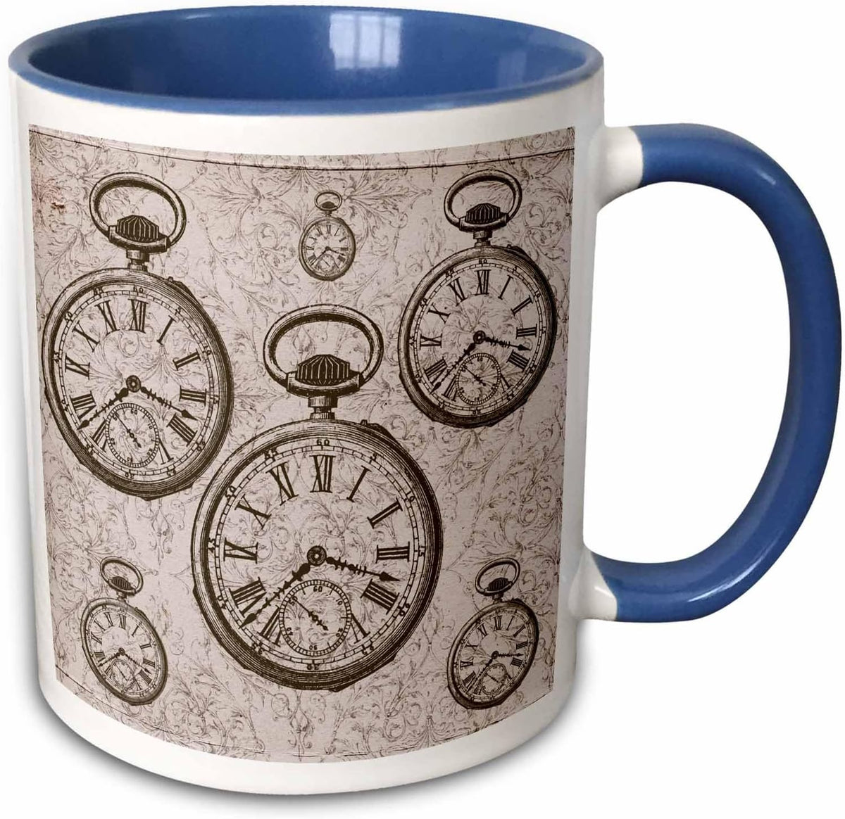 Time Will Tell Vintage Stop Watches Ceramic Mug