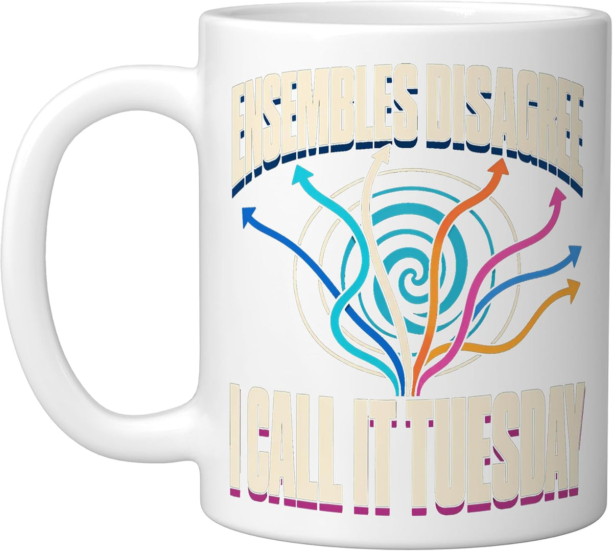 Ensembles Disagree I Call It Tuesday Meteorology Ceramic Mug