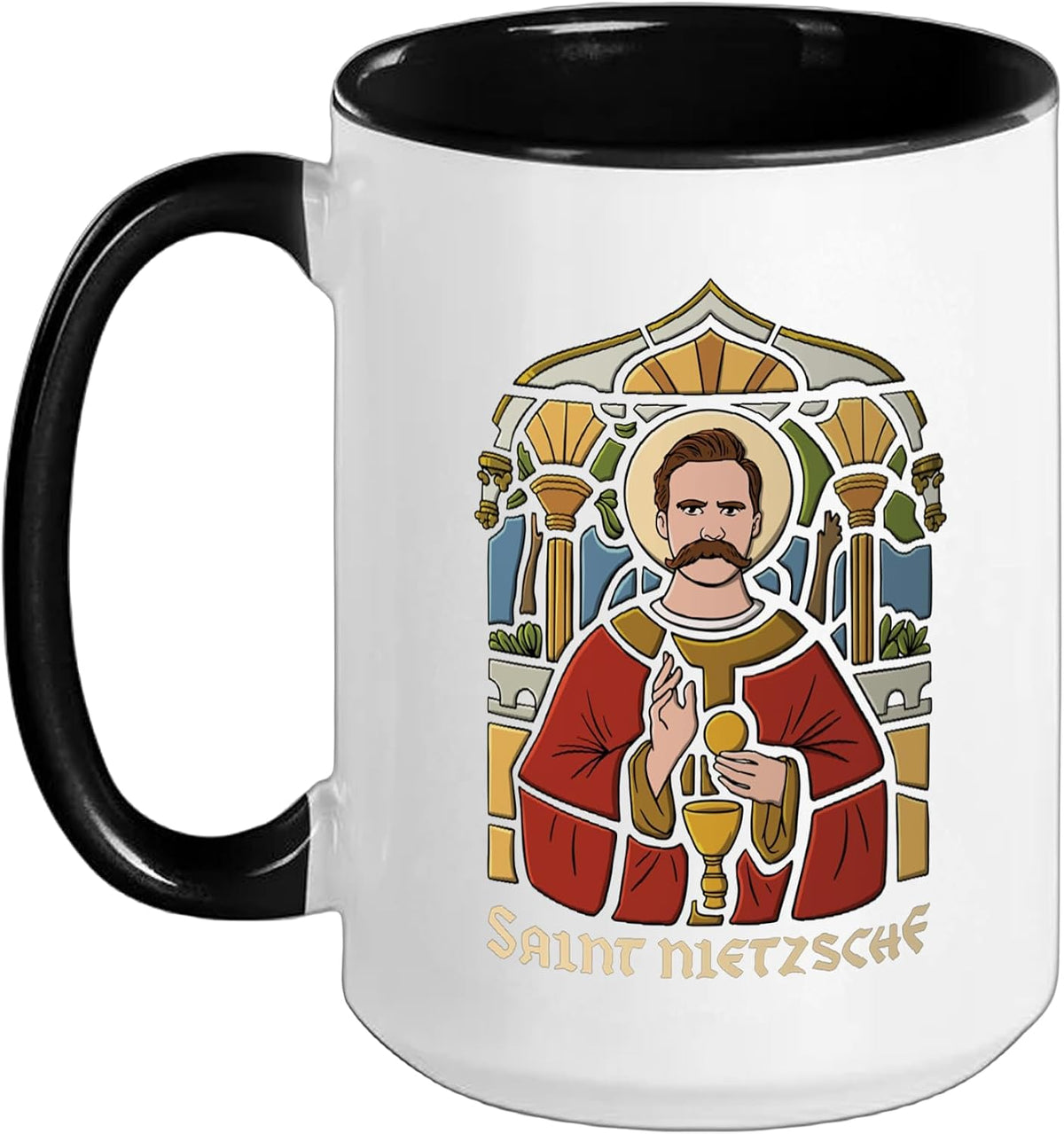 Saint Nietzsche Design For A Philosophy Student Ceramic Mug