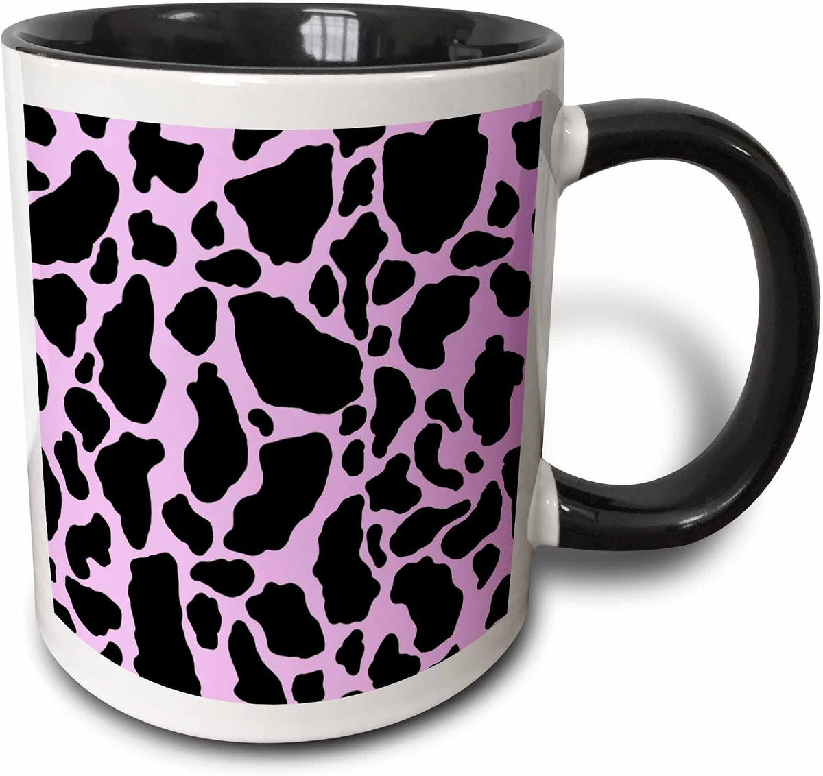 Pink & White Cow Print Designs Ceramic Mug