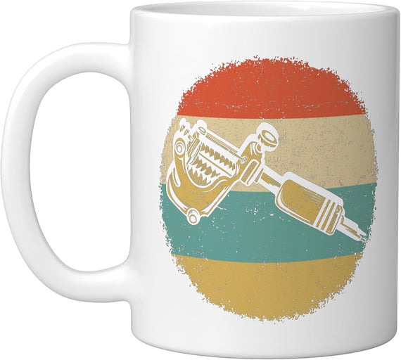 Tattoo Machine Retro Tattooist Pigment Artist Tattooed Ink Ceramic Mug