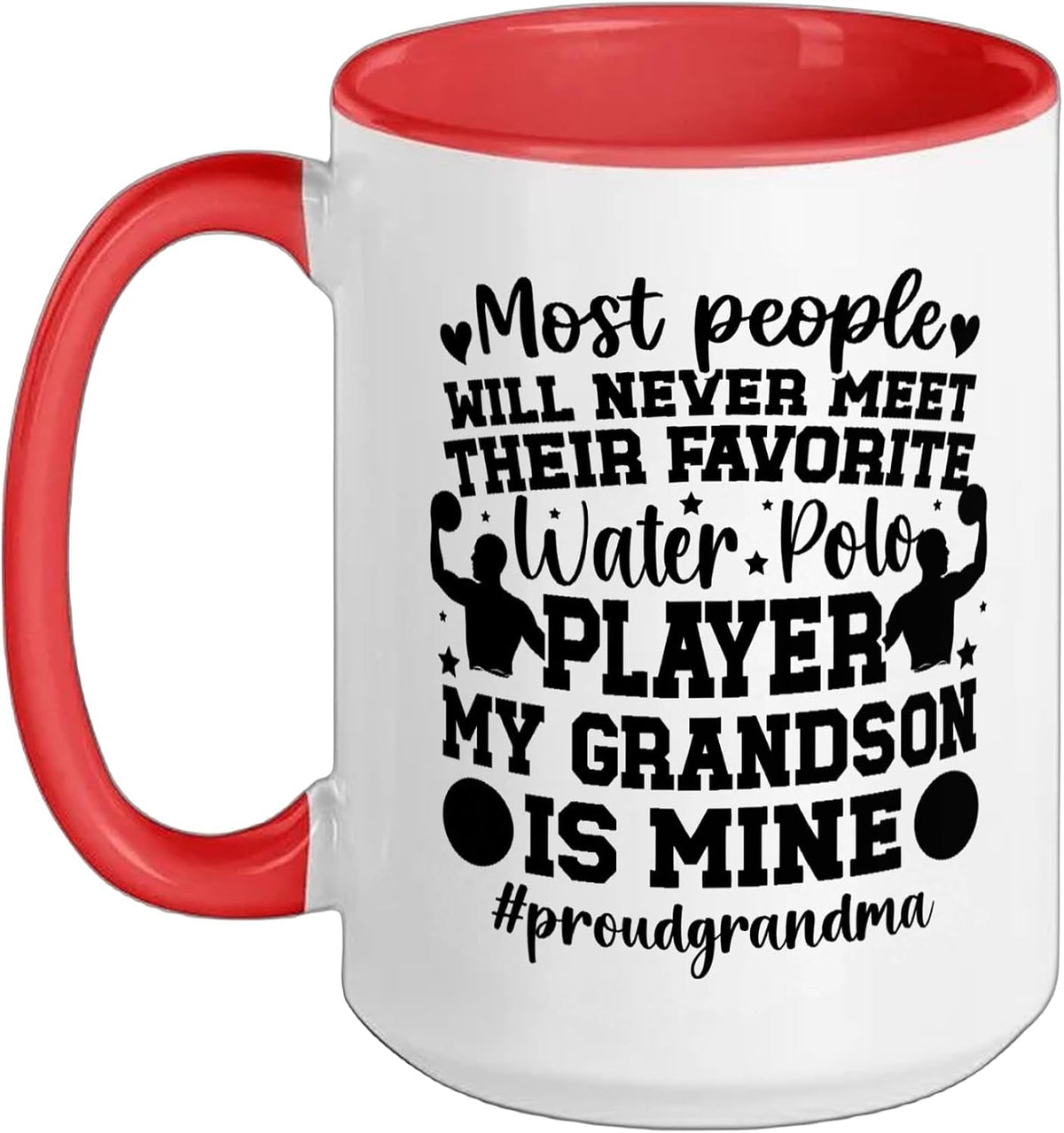 Proud Grandma Water Polo Grandma Of A Water Polo Player Ceramic Mug