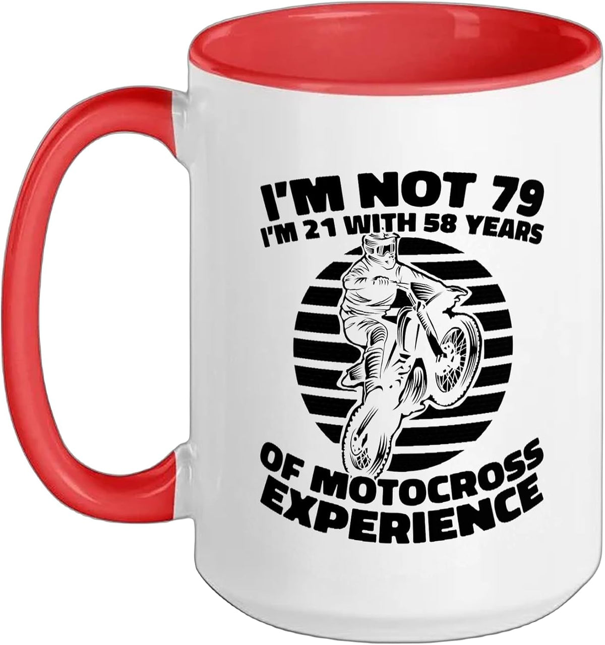 79th Birthday Mx Motocross Supermoto Dirt Bike 79 Years Ceramic Mug