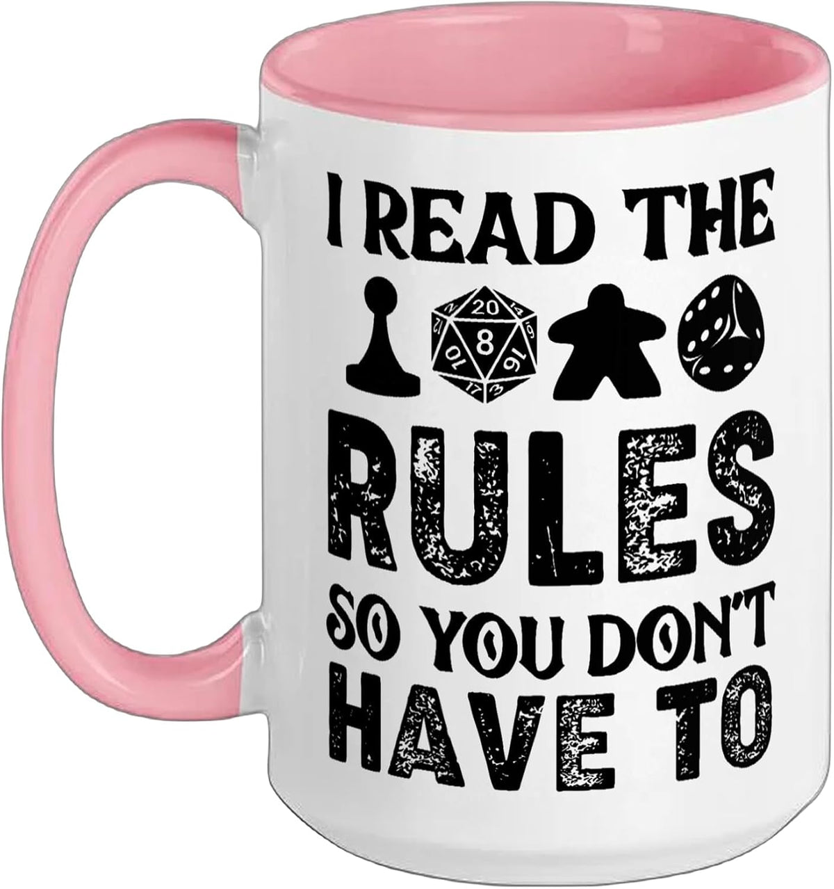 Board Games Board Game I Read The Rules Ceramic Mug