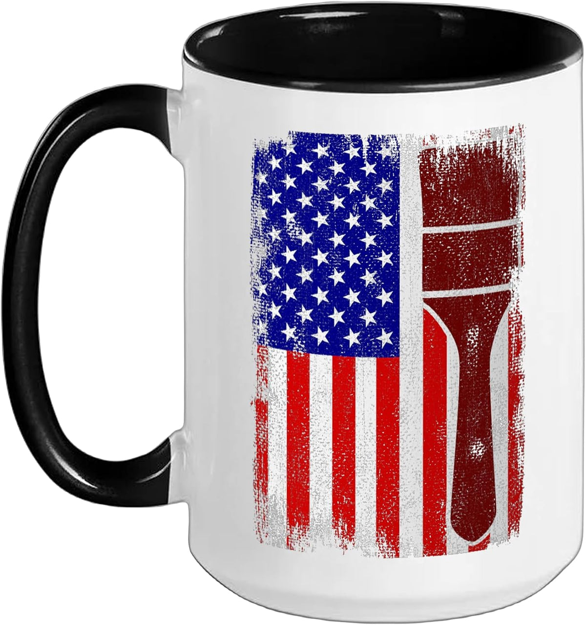 Us Patriotic Painter Journeyman Artisan Ceramic Mug