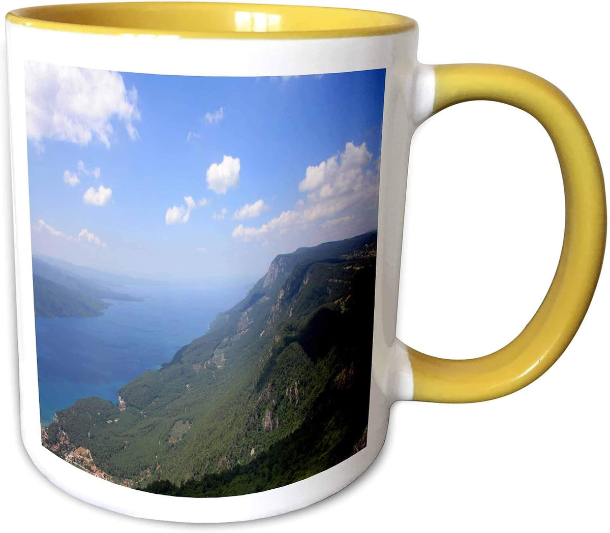 Coastal Cliff Ocean View Nature Photo Ceramic Mug