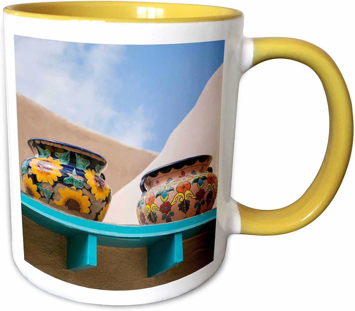 Artistic Pottery Decor, Taos, New Mexico Ceramic Mug