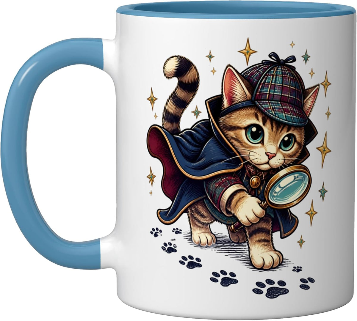 Cat Motif Art Design Gifts Cute Kitten Ceramic Mug