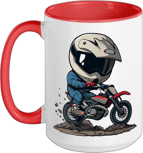 Kids Dirt Bike Ceramic Mug
