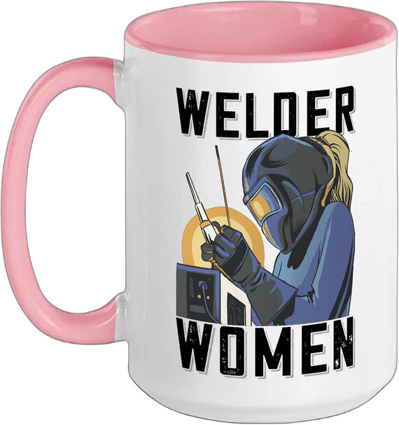 Welder Women Outfit For Women Metalworkers Ceramic Mug