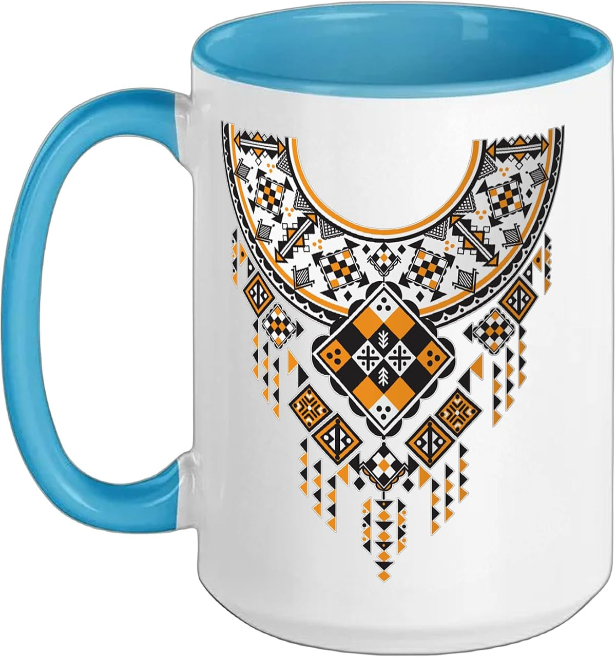 Kakyle Amazigh Pottery Design Ceramic Mug