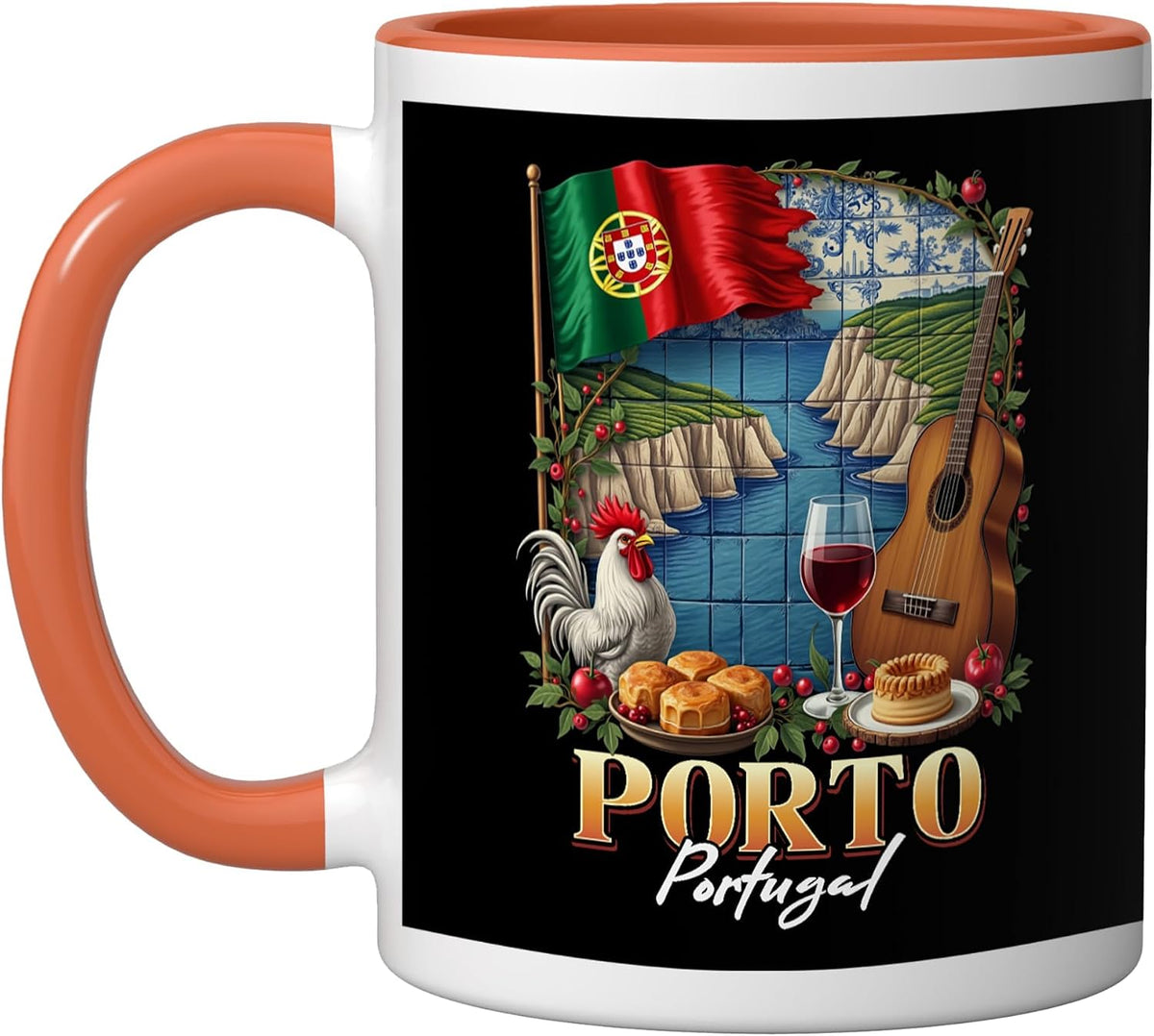 Porto Portugal Vacation Portuguese Souvenir Ceramic Mug