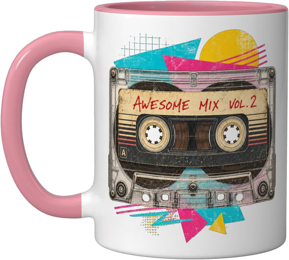 Cassette Tape 80s 90s Mixtape Vol 2 Music Halloween Costume Mug