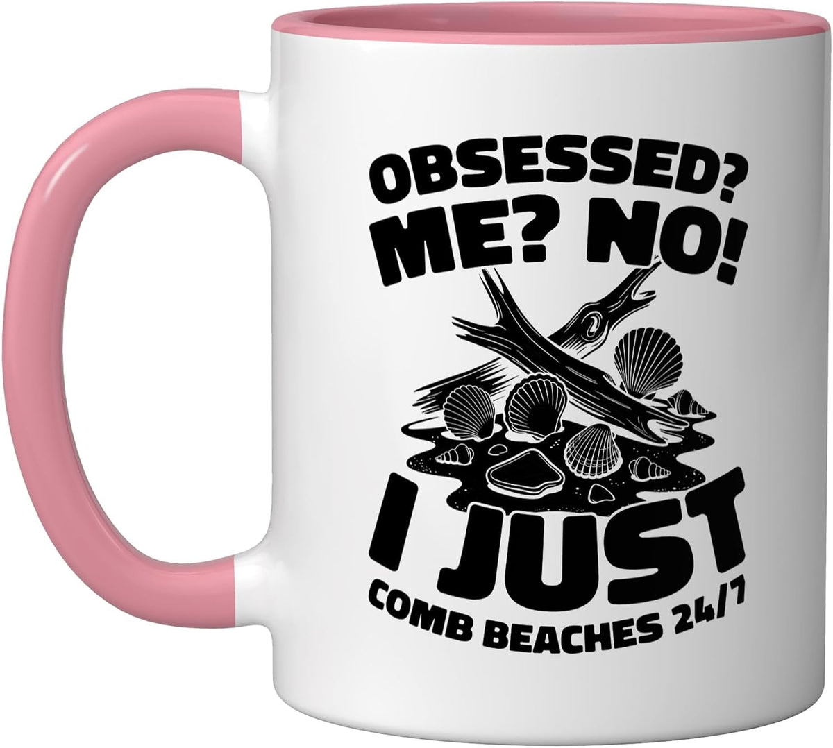 Nature Beach - Shell Collecting Beachcombing Ceramic Mug