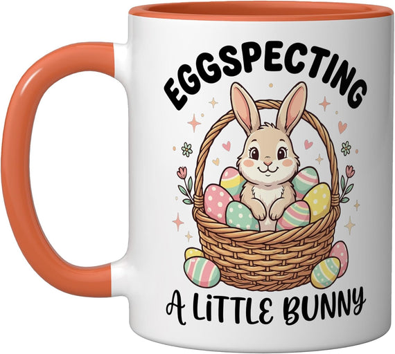 Eggspecting A Little Bunny Ceramic Mug